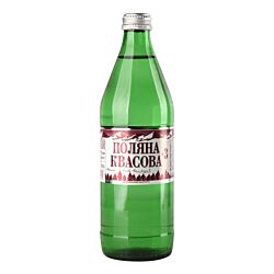 Вода мінеральна Поляна Квасова-3 Аква-Поляна сильногазована 0.5л скло